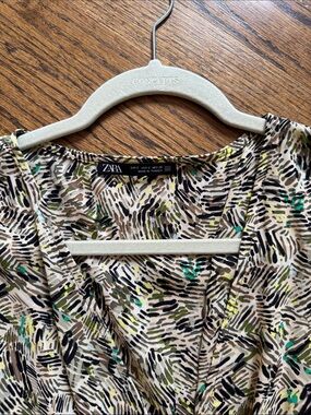 Zara Multi-Color Tiered Mini Dress
